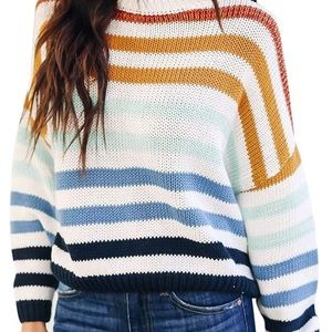 A colorful sweater
